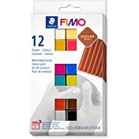 Staedtler- Pasta de modelar de endurecimiento al horno- Multicolor- 12 Halbblöcke (8013 C12-2) - color-modelo surtido
